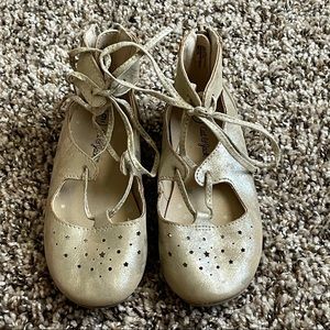 Cat & Jack Gold Girls Sandals